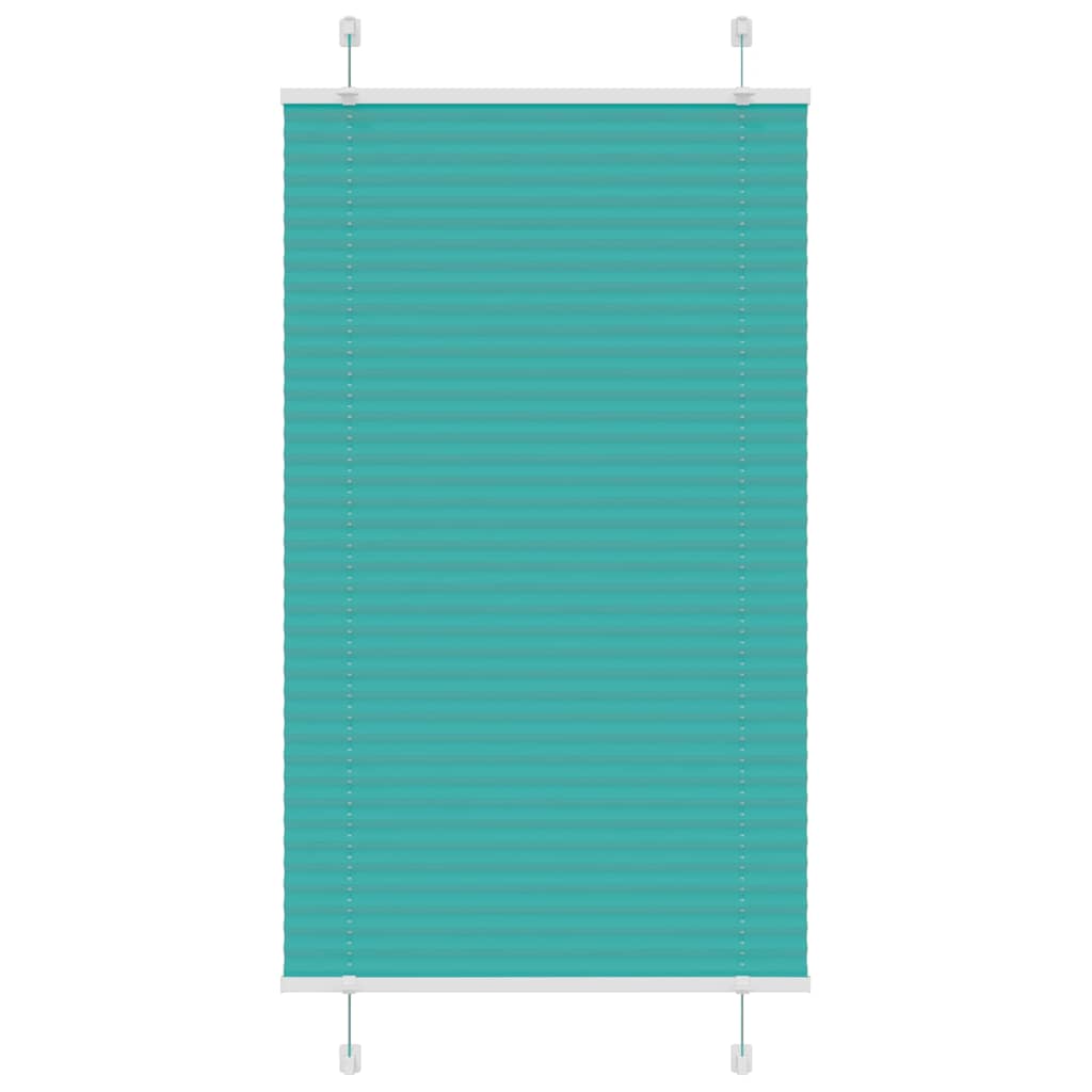 Plissee Stoffbreite 84,4 Cm Polyester Petrolgrün