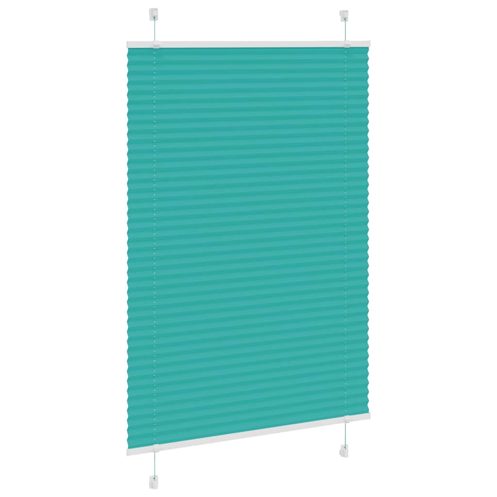 Plissee Stoffbreite 84,4 Cm Polyester Petrolgrün