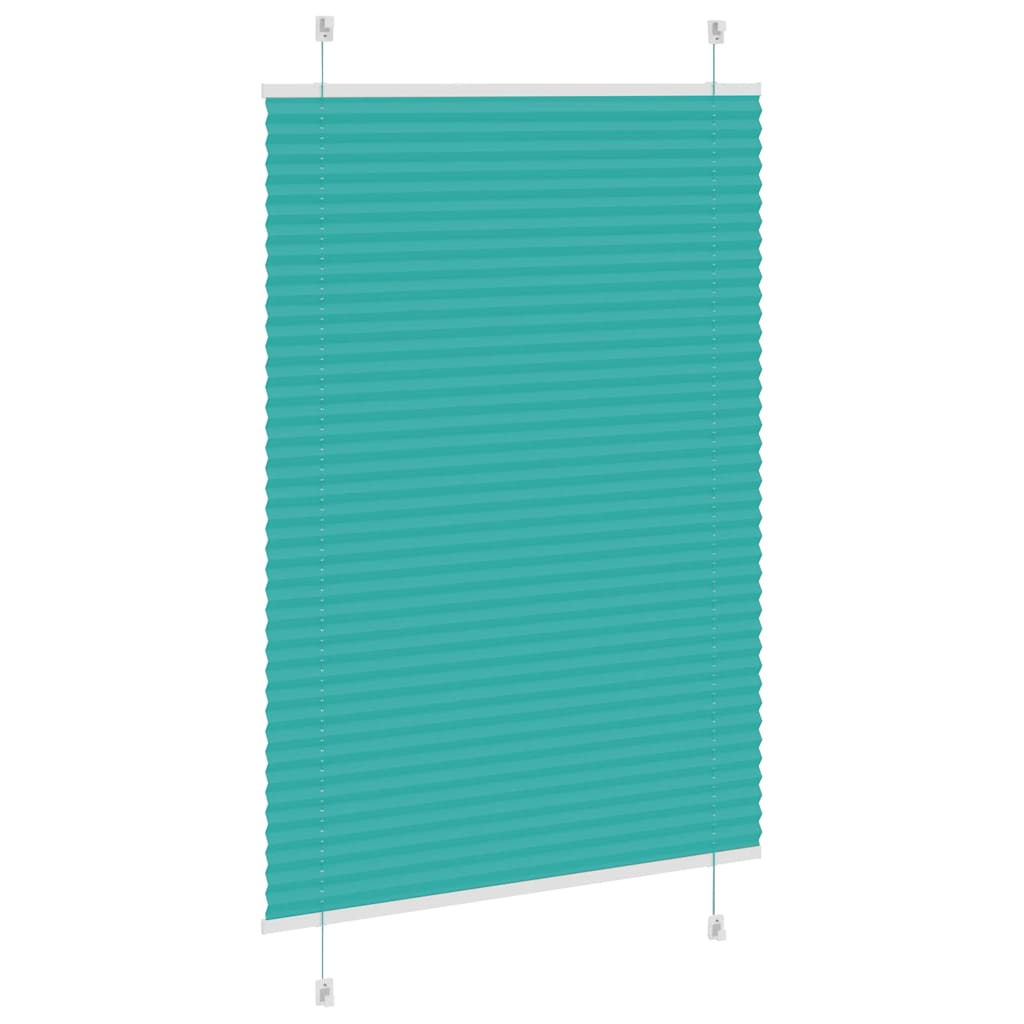 Plissee Stoffbreite 84,4 Cm Polyester Petrolgrün
