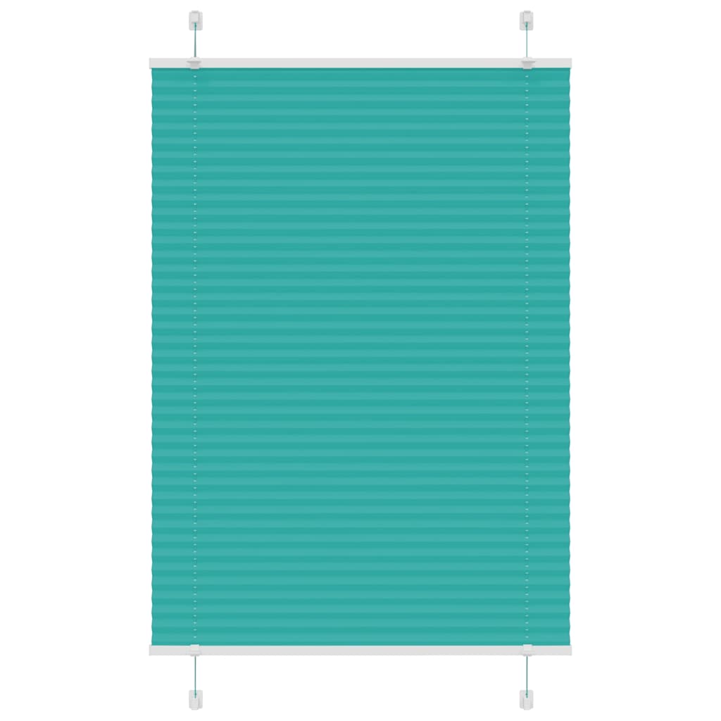 Plissee Stoffbreite 84,4 Cm Polyester Petrolgrün