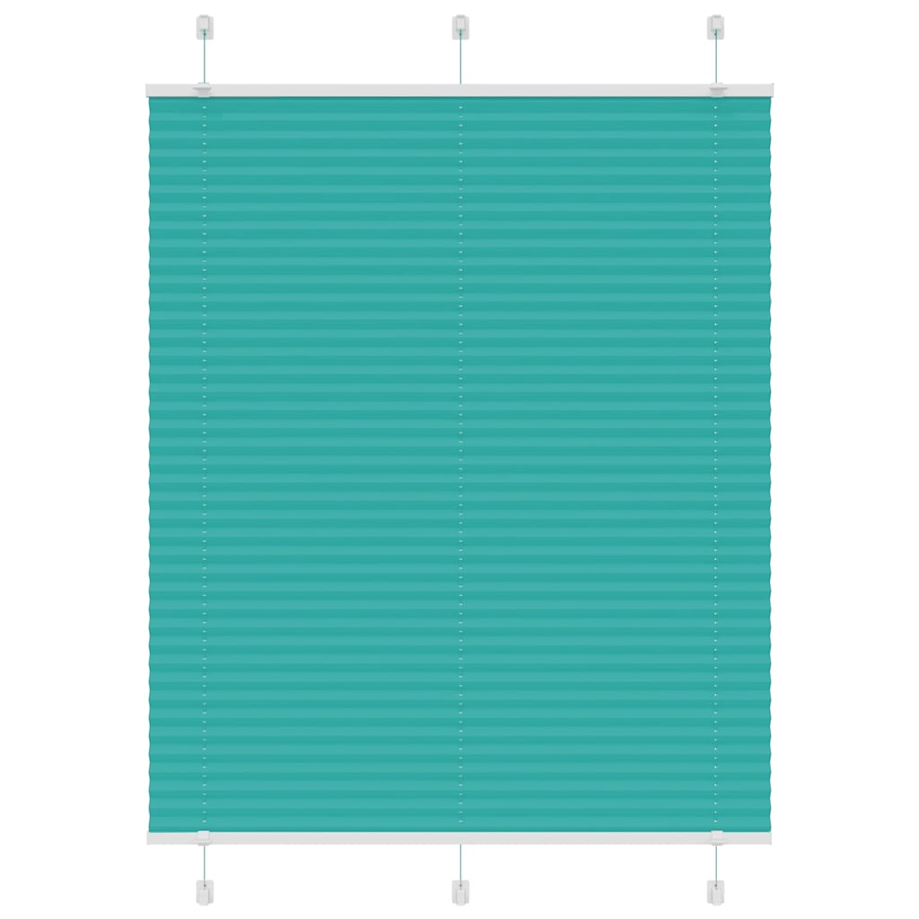 Plissee Stoffbreite 84,4 Cm Polyester Petrolgrün