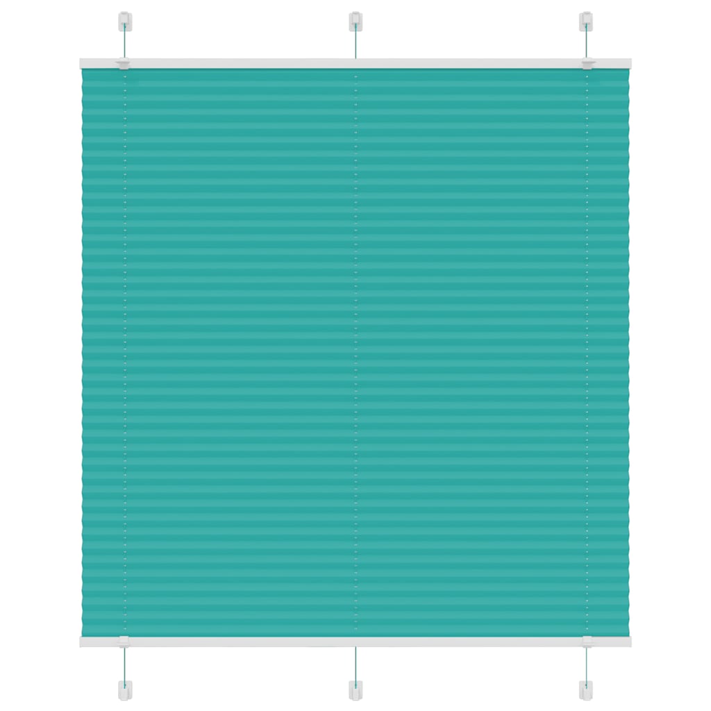 Plissee Stoffbreite 84,4 Cm Polyester Petrolgrün