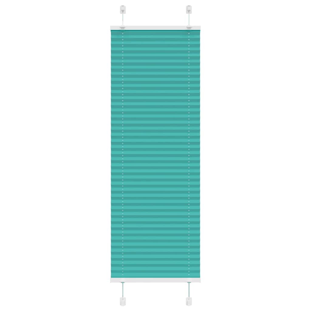 Plissee Stoffbreite 84,4 Cm Polyester Petrolgrün