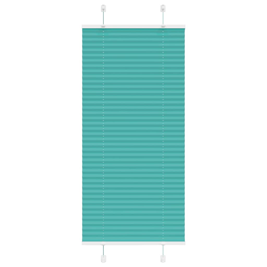 Plissee Stoffbreite 84,4 Cm Polyester Petrolgrün