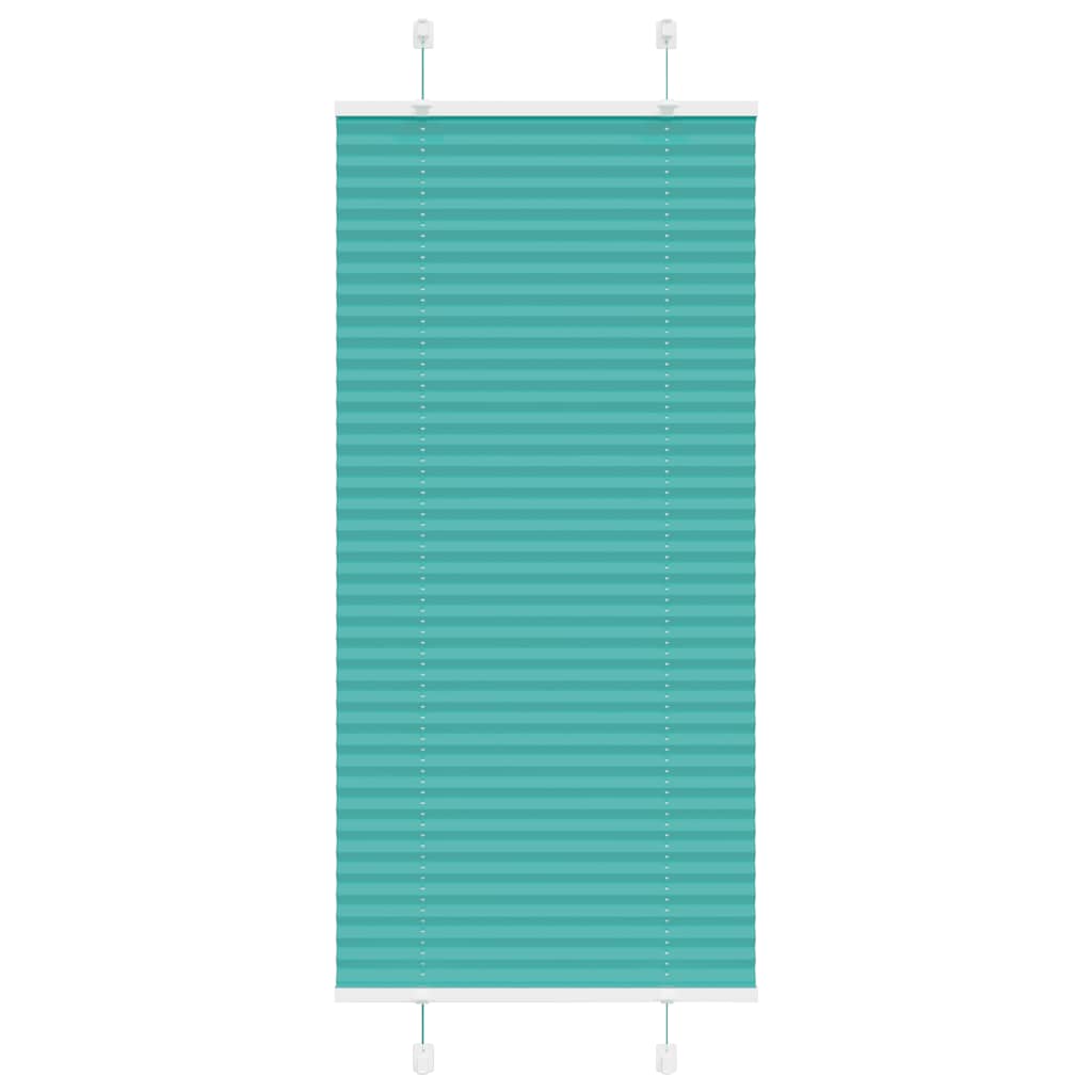 Plissee Stoffbreite 84,4 Cm Polyester Petrolgrün