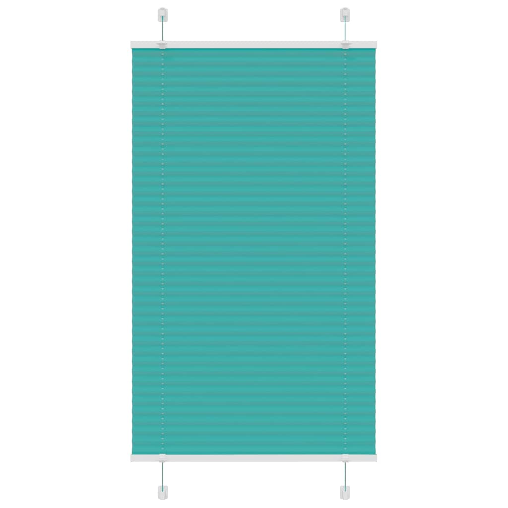 Plissee Stoffbreite 84,4 Cm Polyester Petrolgrün