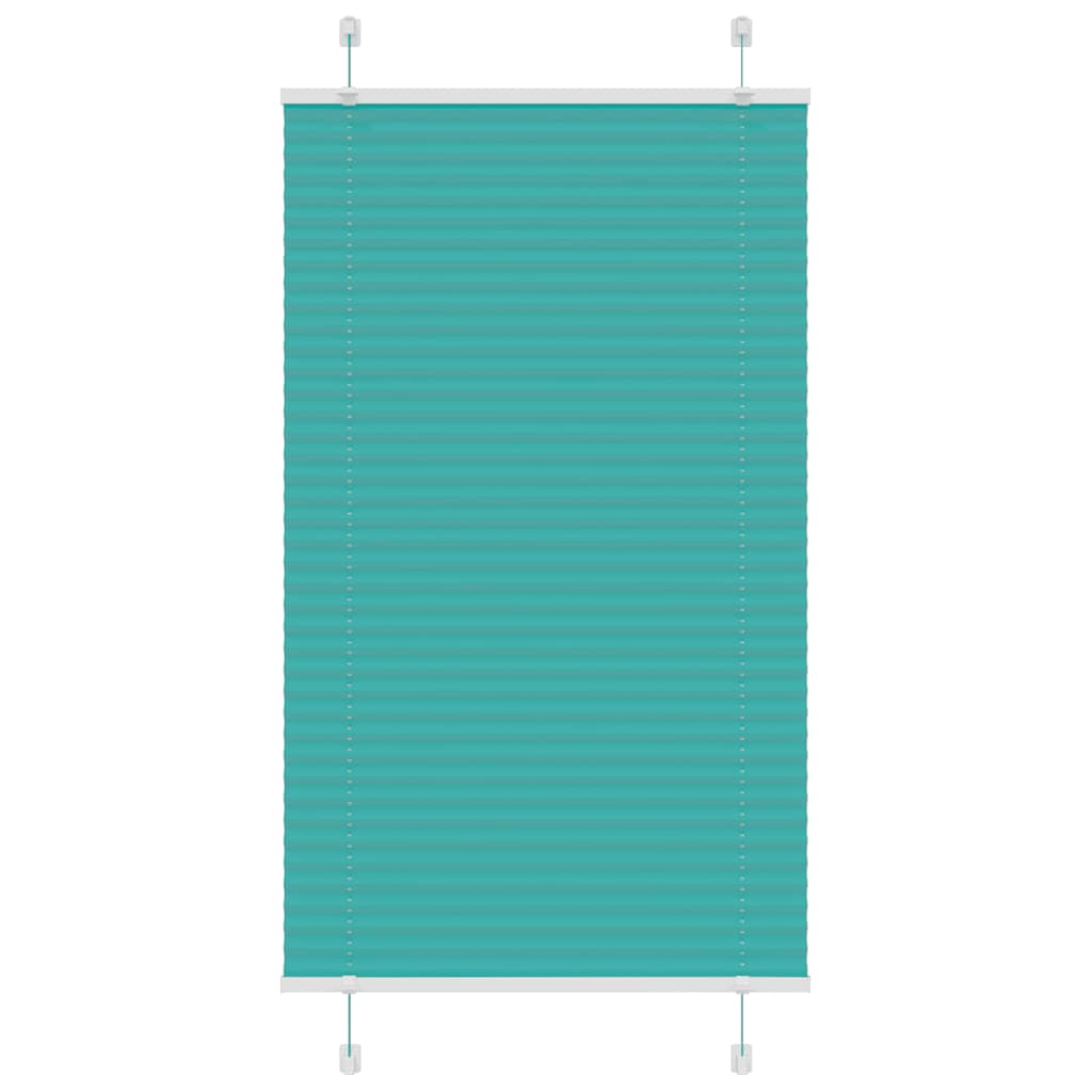 Plissee Stoffbreite 84,4 Cm Polyester Petrolgrün