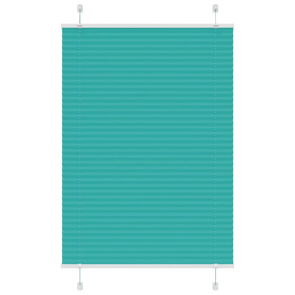 Plissee Stoffbreite 84,4 Cm Polyester Petrolgrün