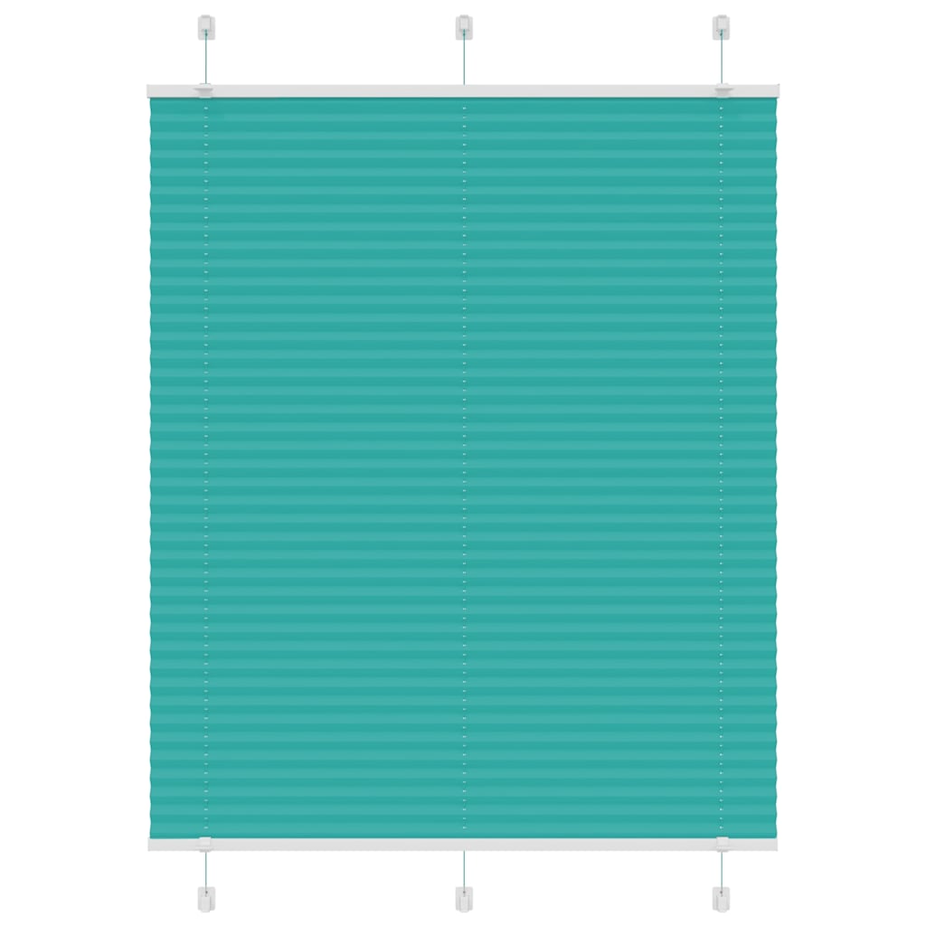 Plissee Stoffbreite 84,4 Cm Polyester Petrolgrün