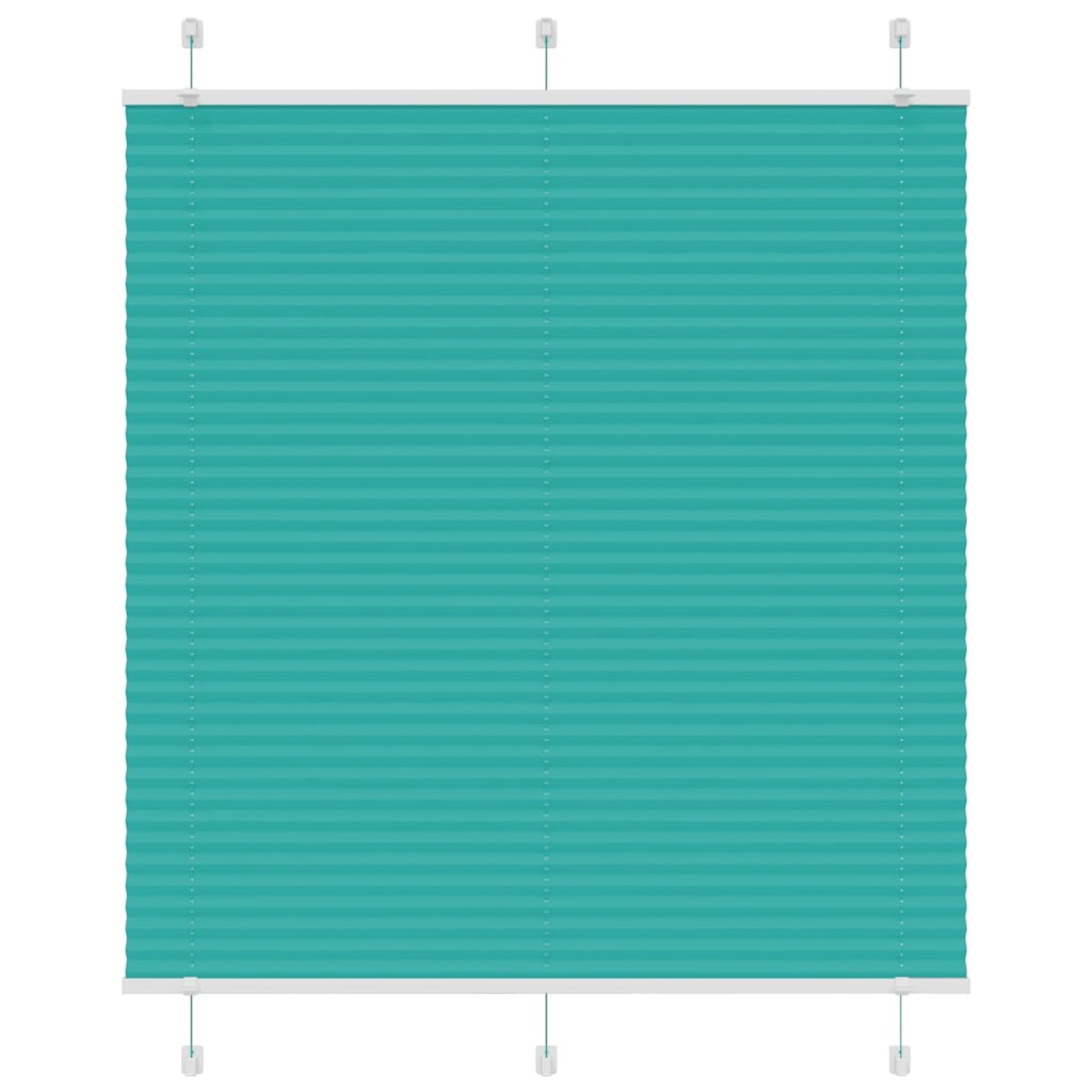 Plissee Stoffbreite 84,4 Cm Polyester Petrolgrün