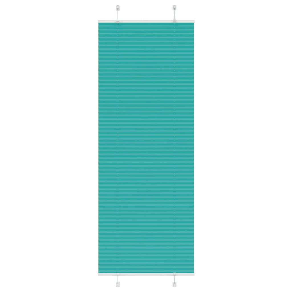 Plissee Stoffbreite 84,4 Cm Polyester Petrolgrün