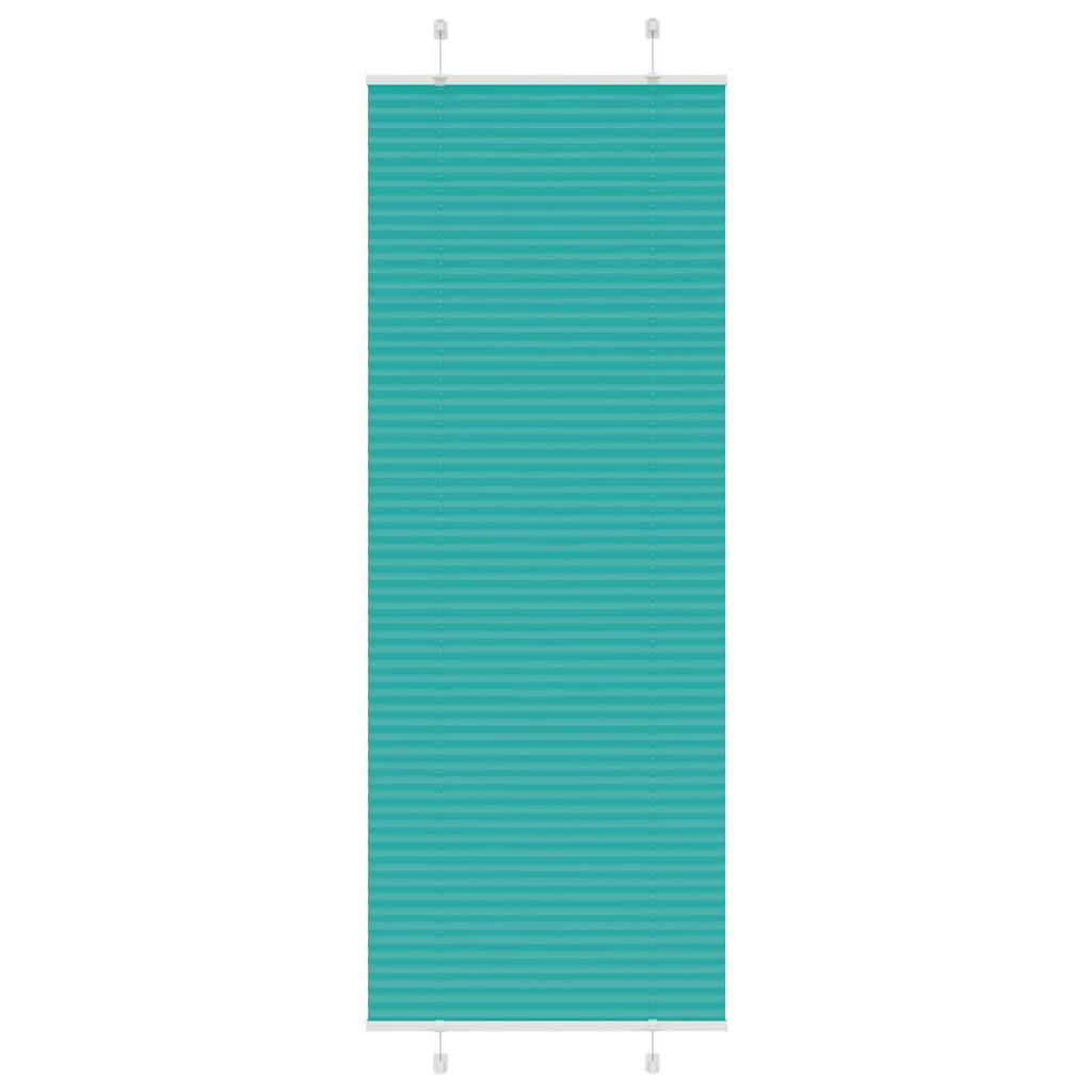 Plissee Stoffbreite 84,4 Cm Polyester Petrolgrün