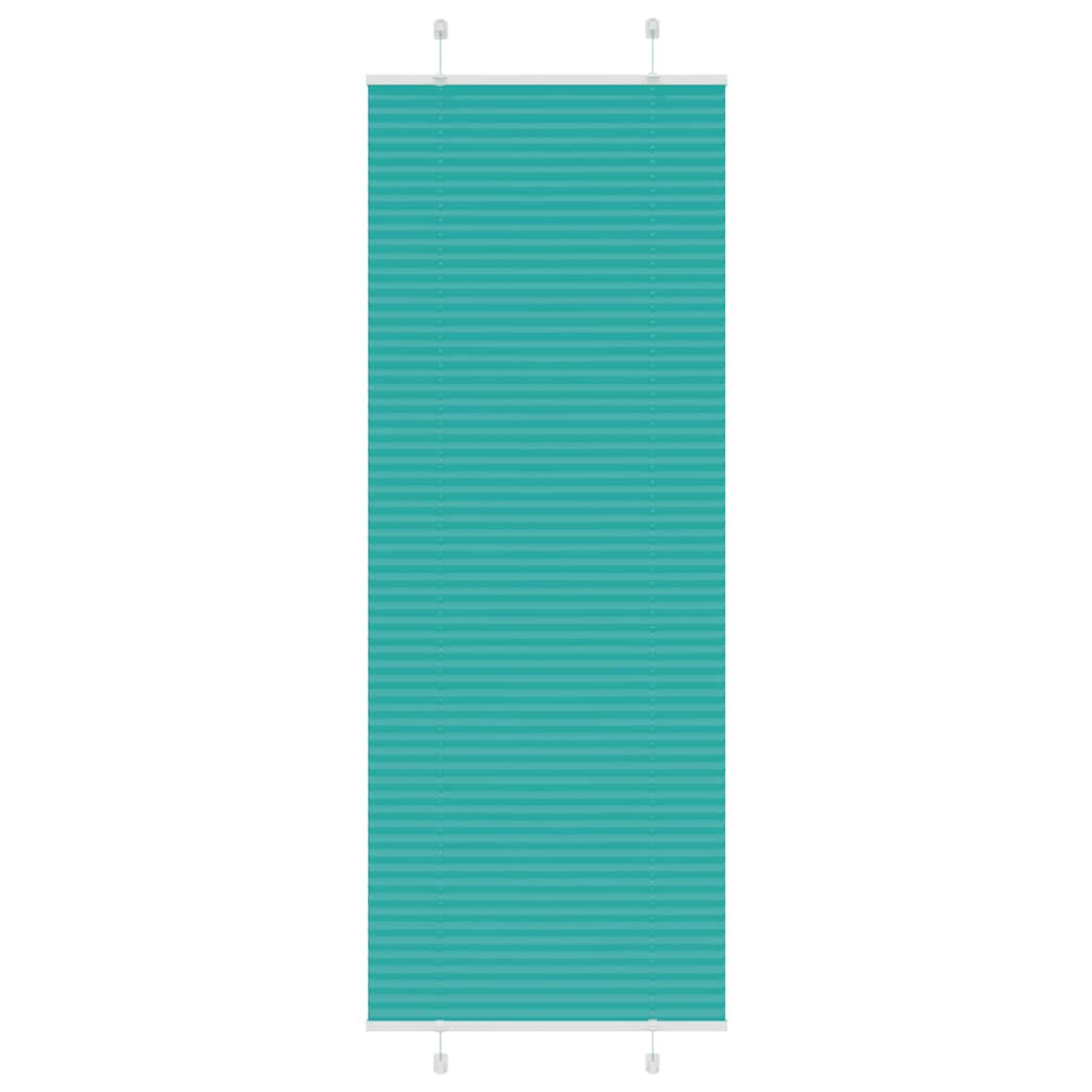 Plissee Stoffbreite 84,4 Cm Polyester Petrolgrün