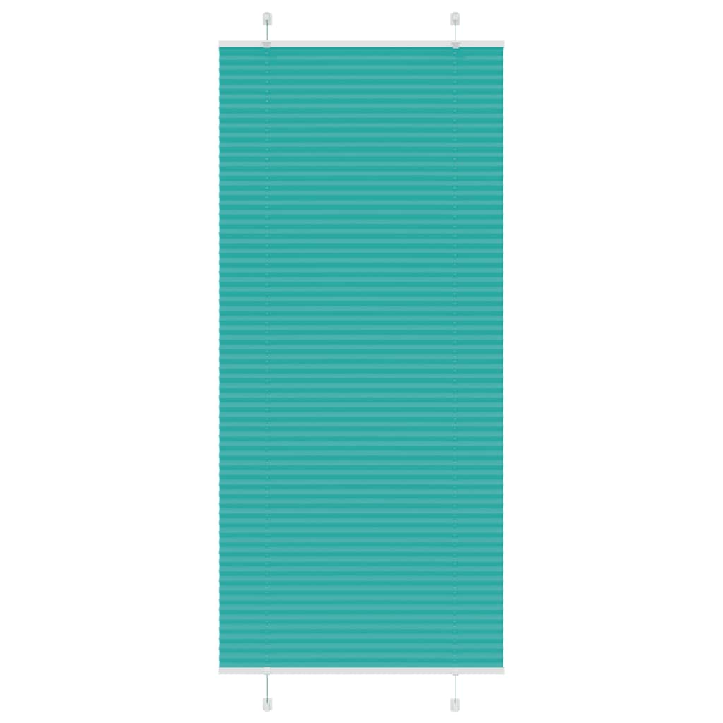 Plissee Stoffbreite 84,4 Cm Polyester Petrolgrün
