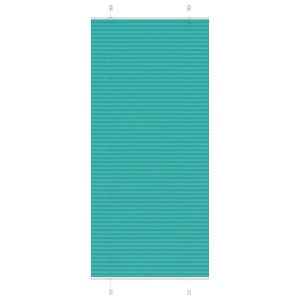 Plissee Stoffbreite 84,4 Cm Polyester Petrolgrün