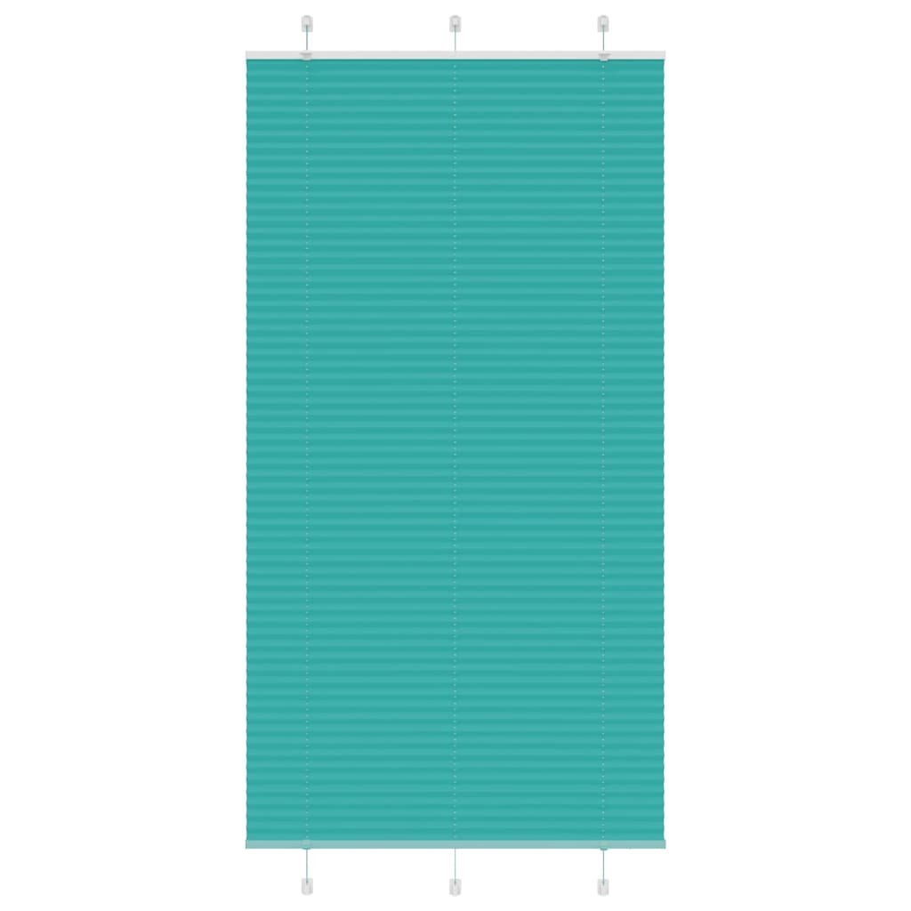 Plissee Stoffbreite 84,4 Cm Polyester Petrolgrün