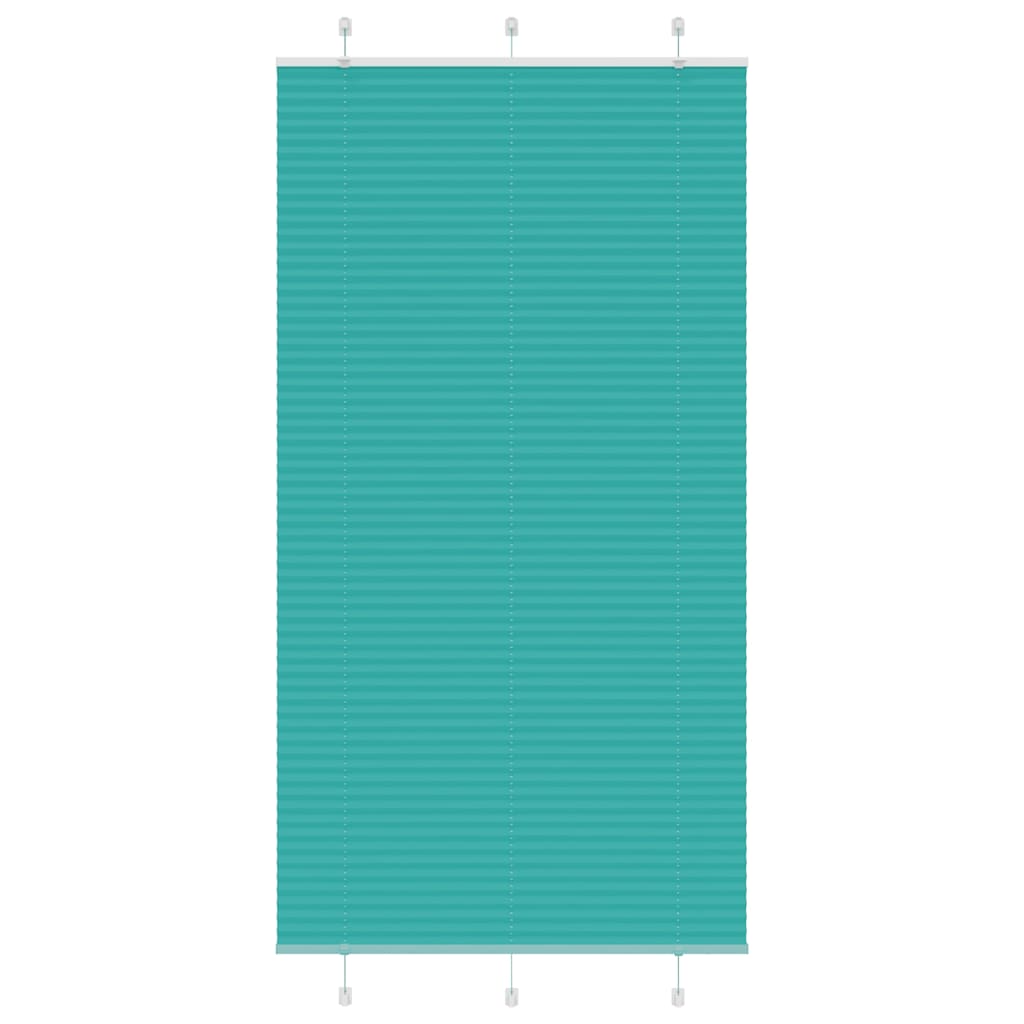 Plissee Stoffbreite 84,4 Cm Polyester Petrolgrün