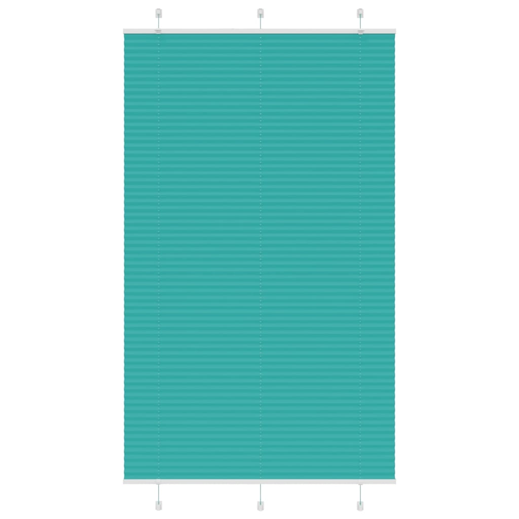 Plissee Stoffbreite 84,4 Cm Polyester Petrolgrün
