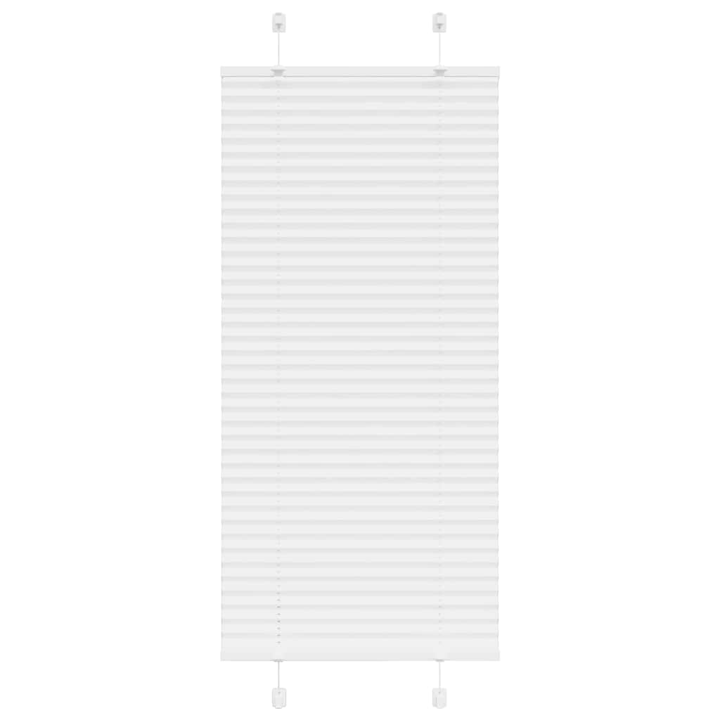 Plissee Stoffbreite 104,4 Cm Polyester Weiß