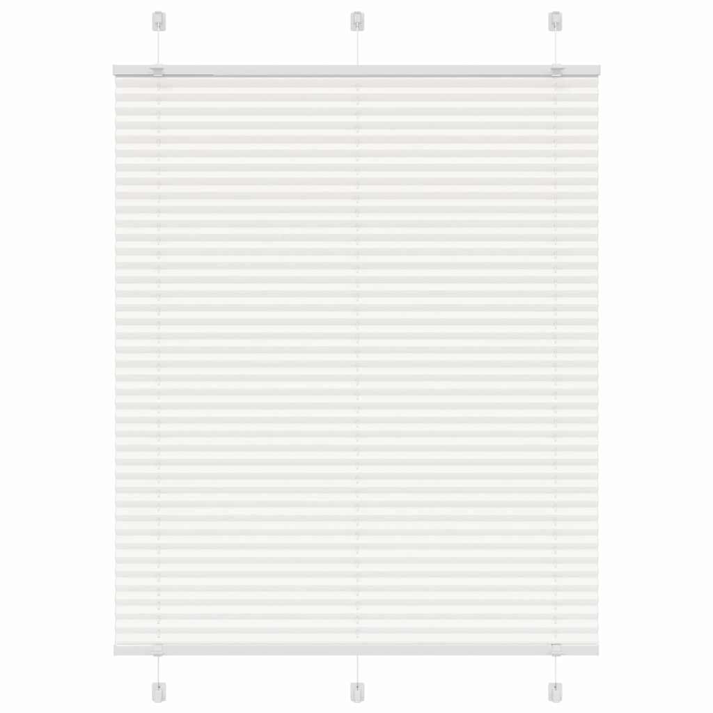 Plissee Stoffbreite 104,4 Cm Polyester Weiß