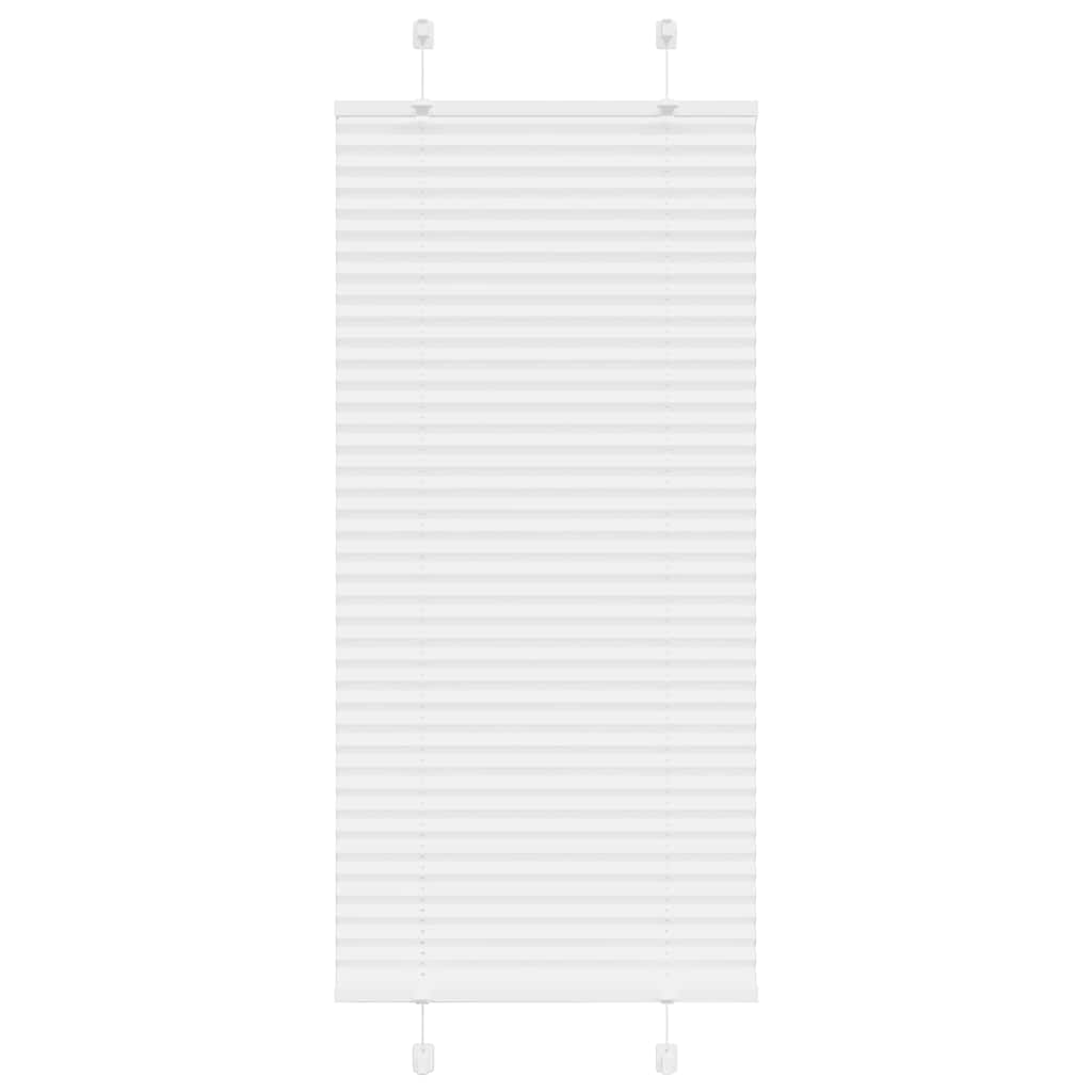 Plissee Stoffbreite 104,4 Cm Polyester Weiß