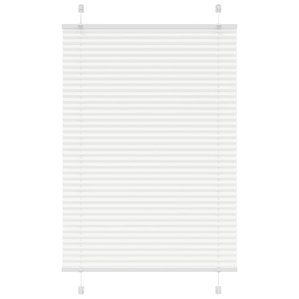 Plissee Stoffbreite 104,4 Cm Polyester Weiß