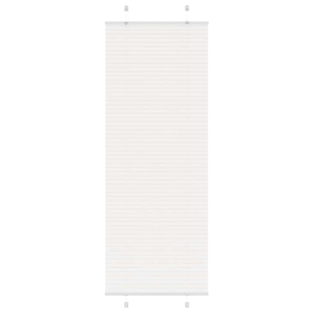 Plissee Stoffbreite 104,4 Cm Polyester Weiß