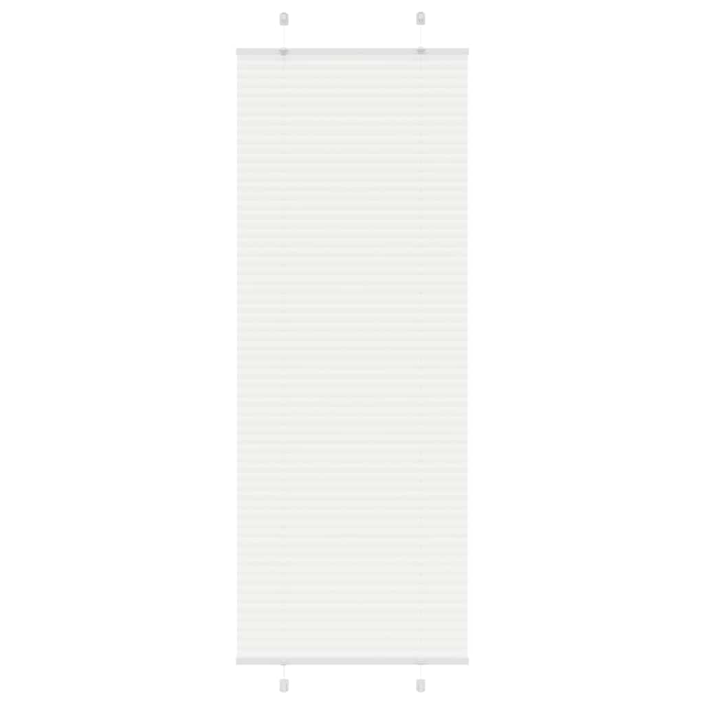 Plissee Stoffbreite 104,4 Cm Polyester Weiß