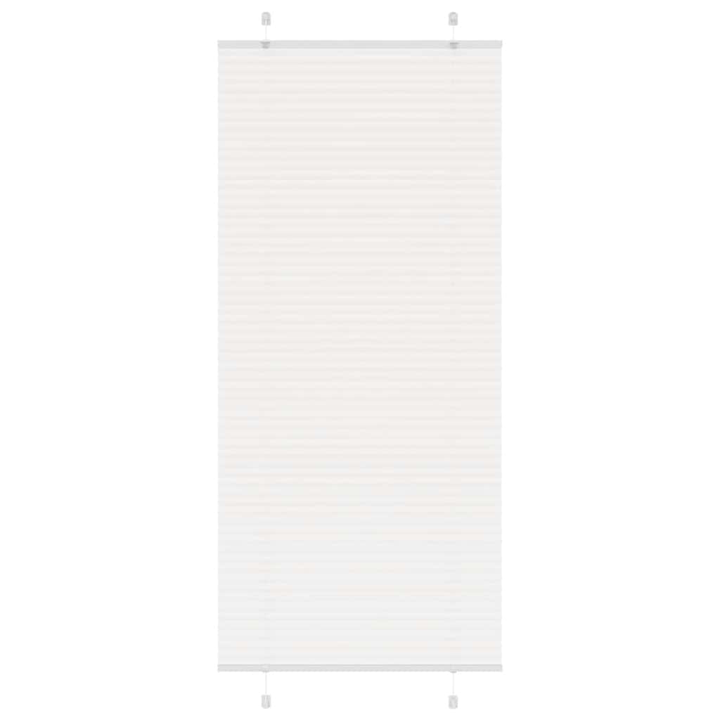 Plissee Stoffbreite 104,4 Cm Polyester Weiß