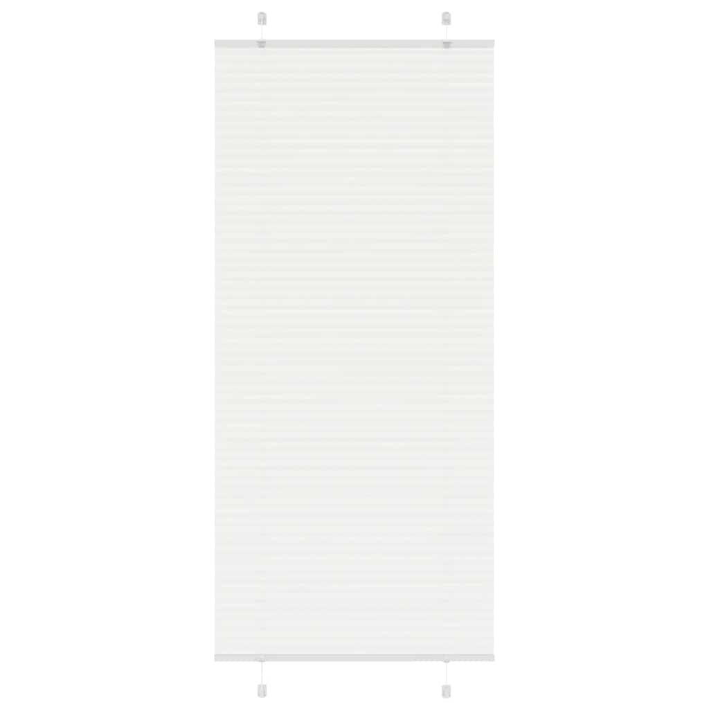 Plissee Stoffbreite 104,4 Cm Polyester Weiß
