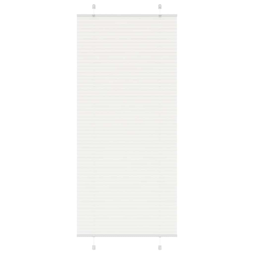 Plissee Stoffbreite 104,4 Cm Polyester Weiß