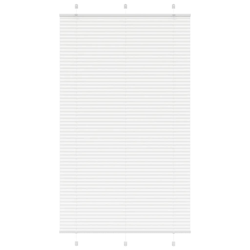 Plissee Stoffbreite 104,4 Cm Polyester Weiß