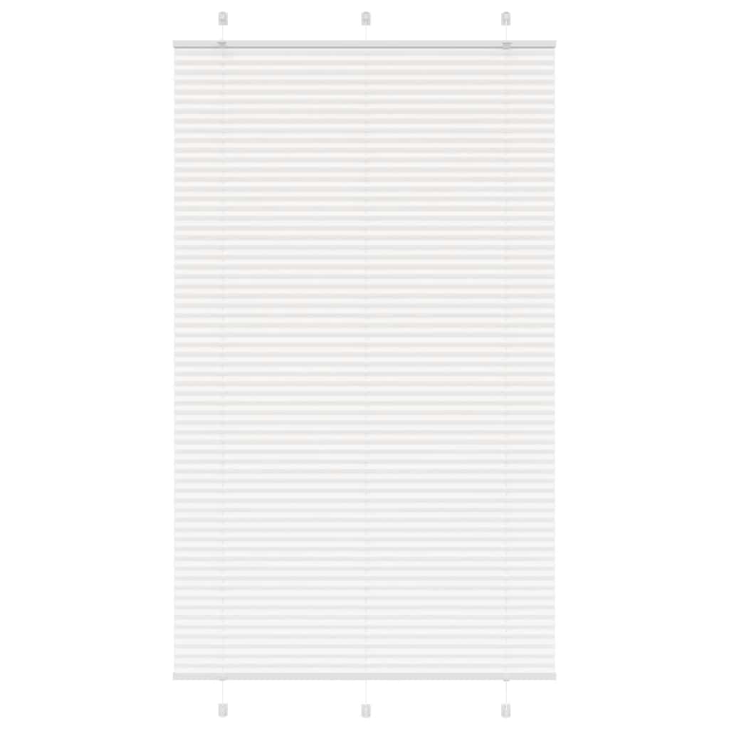 Plissee Stoffbreite 104,4 Cm Polyester Weiß