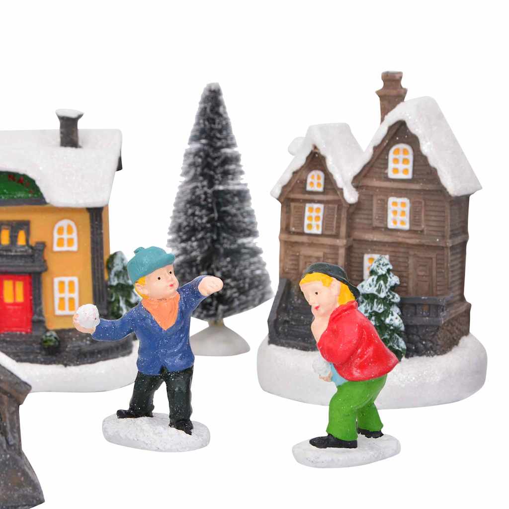 Weihnachtlicher Tischdekoration Mehrfarbig Harz, Plastik