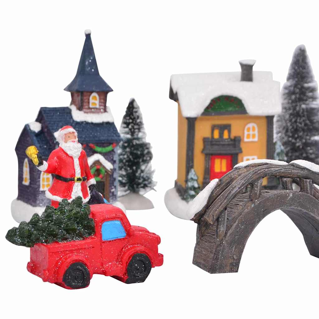 Weihnachtlicher Tischdekoration Mehrfarbig Harz, Plastik
