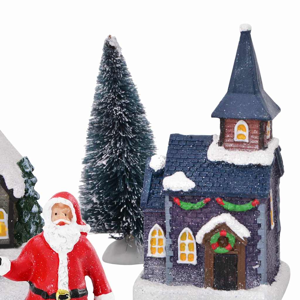 Weihnachtlicher Tischdekoration Mehrfarbig Harz, Plastik