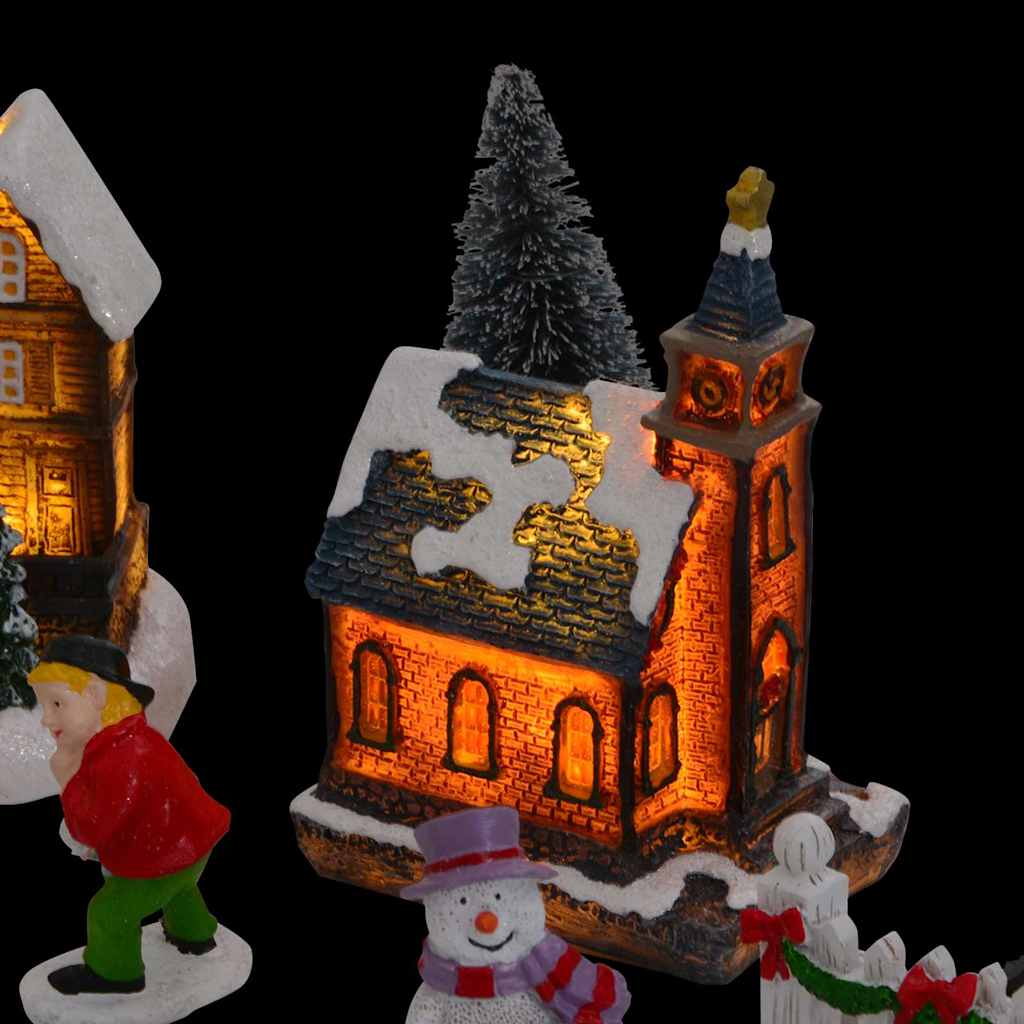 Weihnachtlicher Tischdekoration Mehrfarbig Harz, Plastik