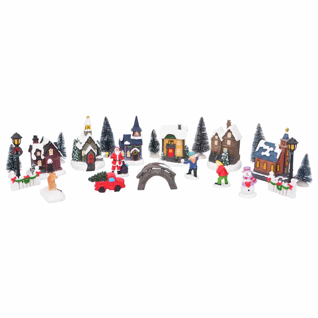Weihnachtlicher Tischdekoration Mehrfarbig Harz, Plastik