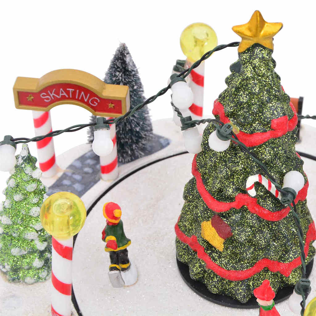 Weihnachtsdorf Dekoration Mehrfarbig 22 X 21,5 X 17 Cm