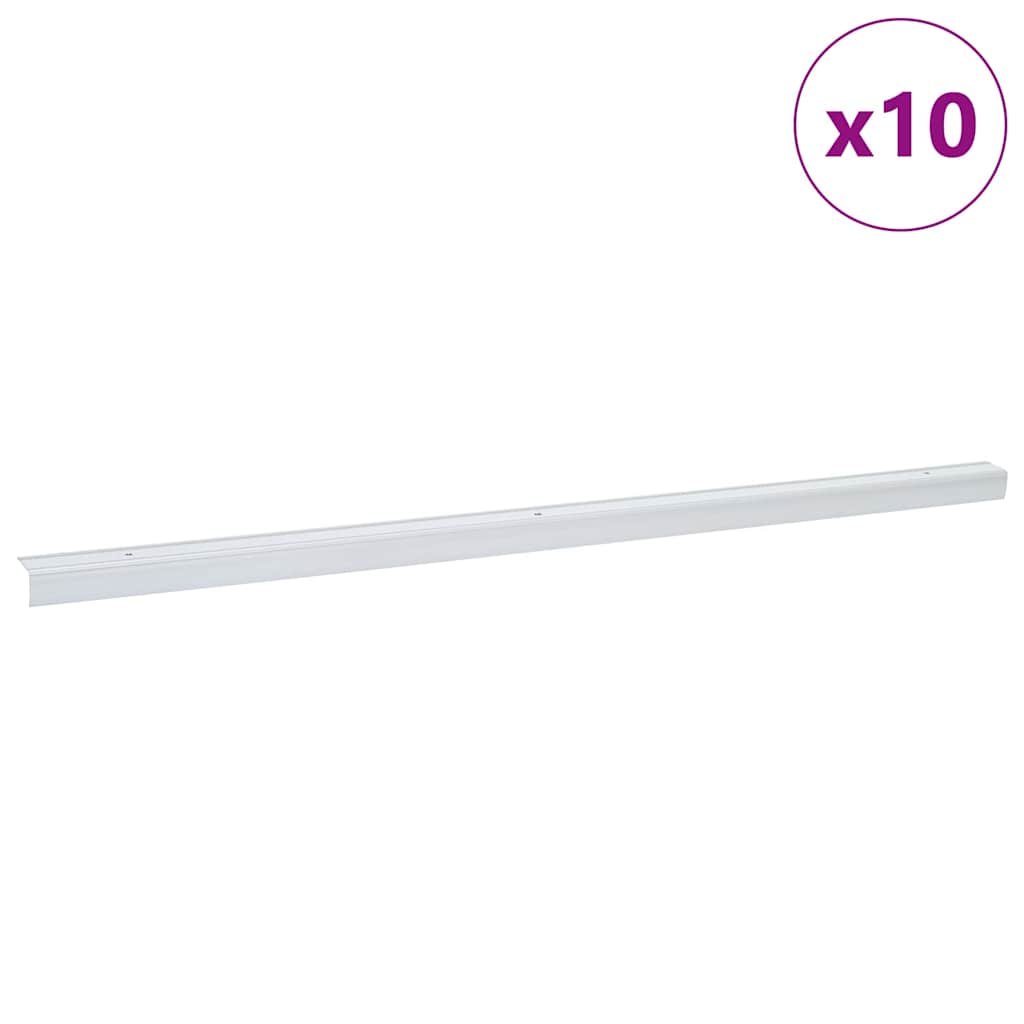 Treppenkantenprofile 10 Pcs 67 X 3 X 2 Cm Aluminium