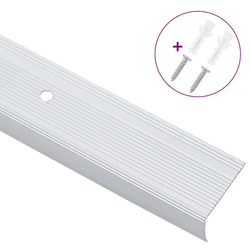Treppenkantenprofile 10 Pcs 67 X 3 X 2 Cm Aluminium