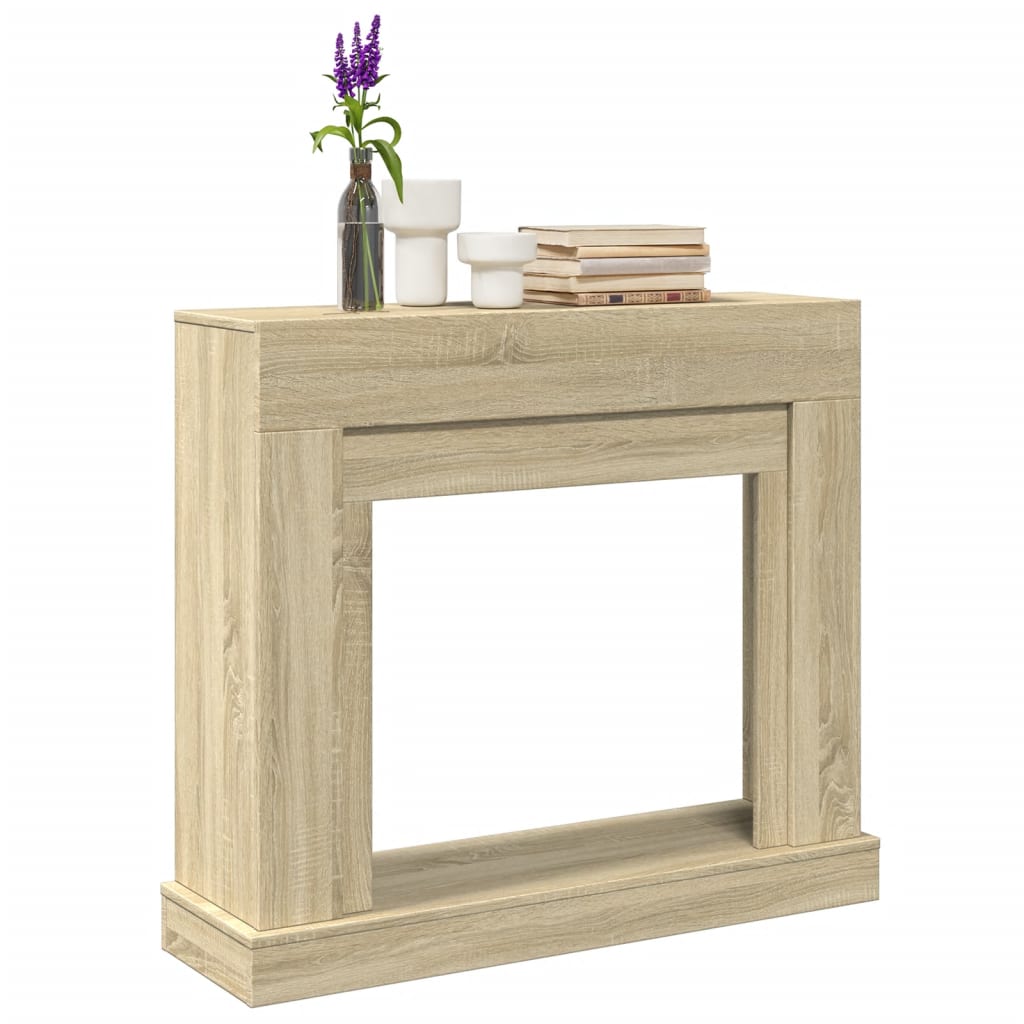 Kaminumrandung 100X30X87,5 Cm Holzwerkstoff