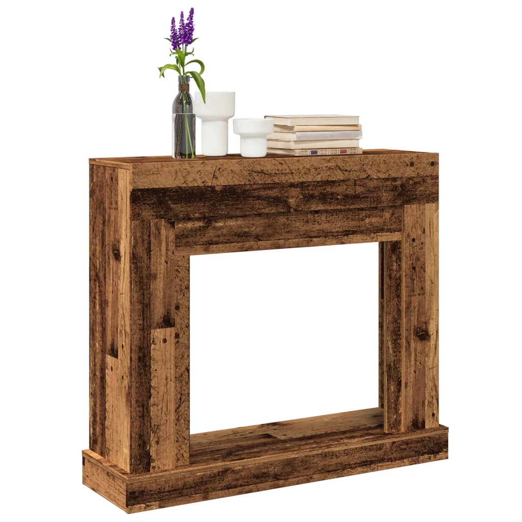Kaminumrandung 100X30X87,5 Cm Holzwerkstoff