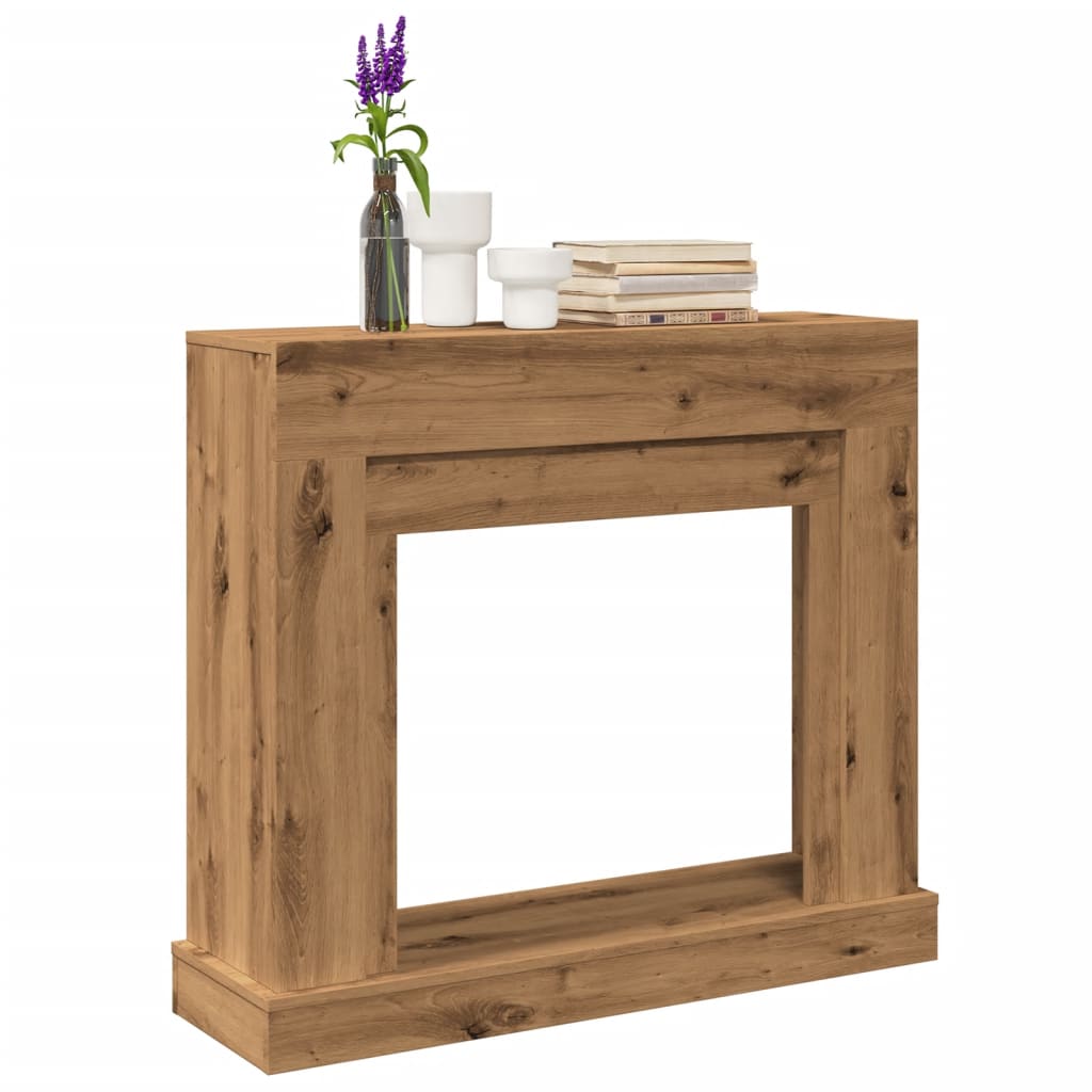 Kaminumrandung 100X30X87,5 Cm Holzwerkstoff