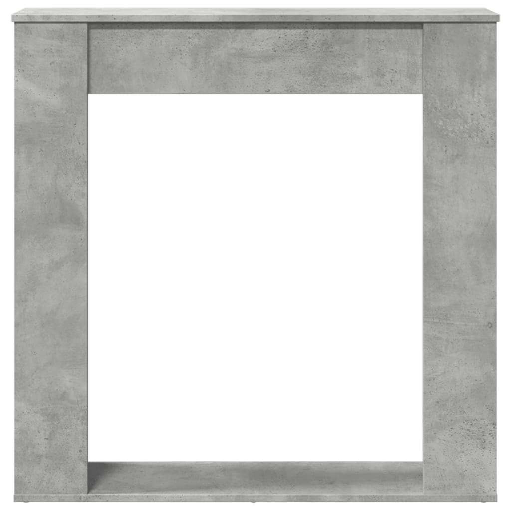 Kaminumrandung 100X20X100 Cm Holzwerkstoff