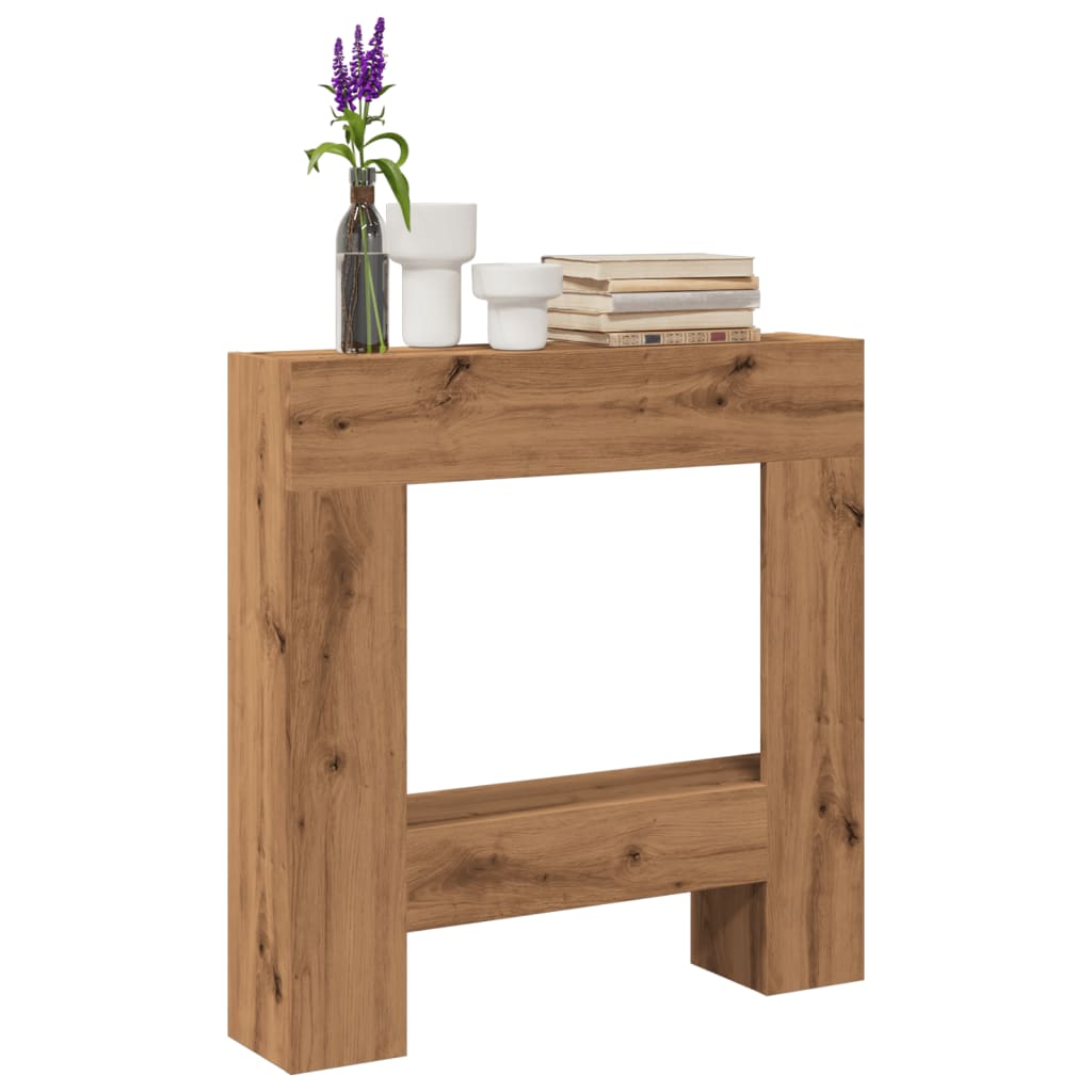 Kaminumrandung -Optik 81X18X82 Cm Holzwerkstoff