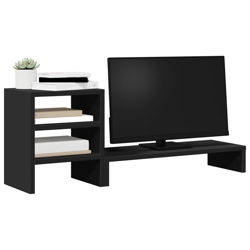 Monitorständer Mit Schreibtisch-Organizer Holzwerkstoff