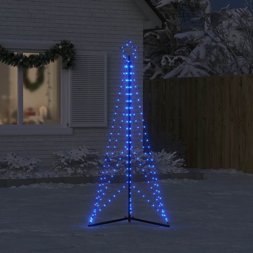 Led Weihnachtsbaum 363 Leds 182 Cm Blau