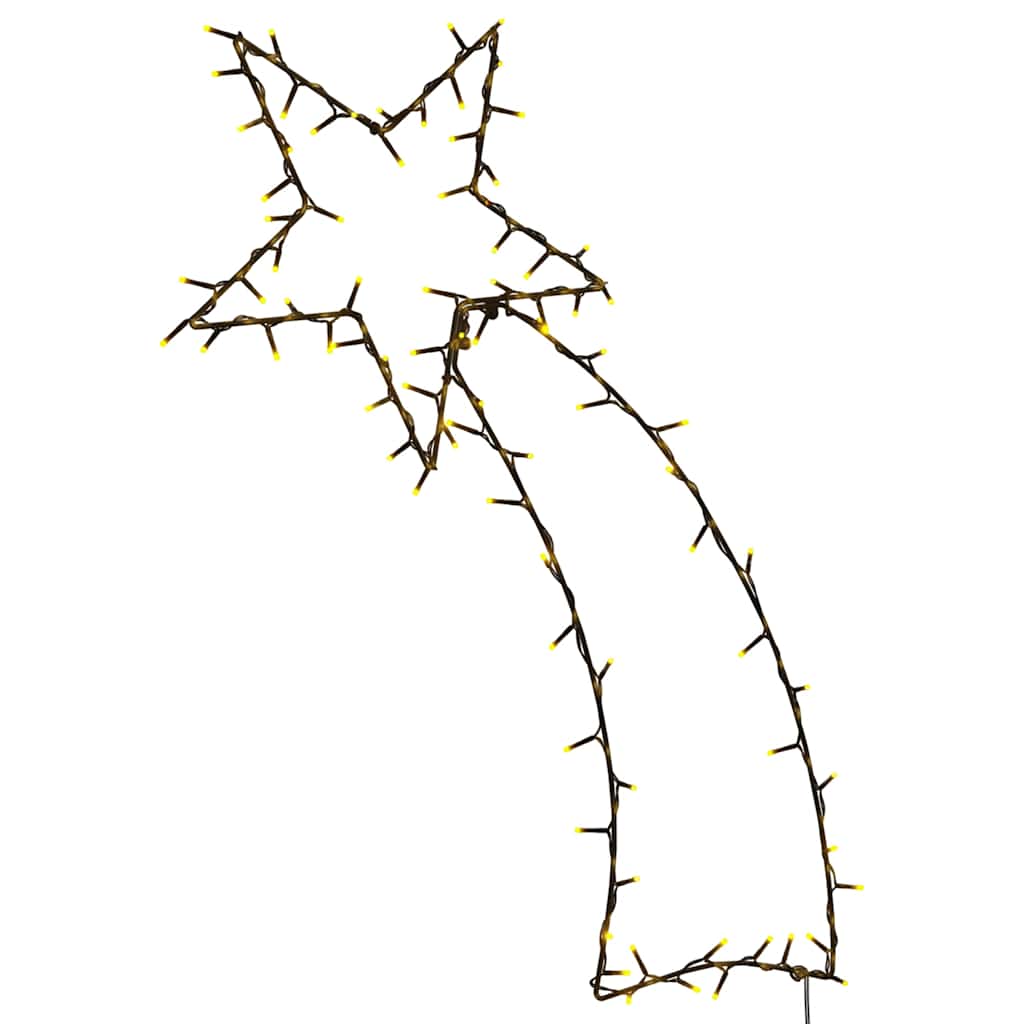 Weihnachtsbeleuchtung Sternschnuppen-Silhouette 115 Leds