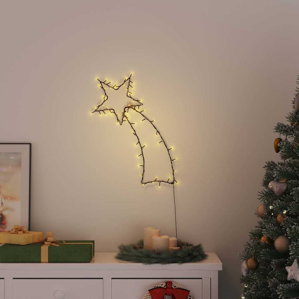 Weihnachtsbeleuchtung Sternschnuppen-Silhouette 115 Leds